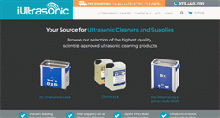 Desktop Screenshot of iultrasonic.com