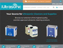 Tablet Screenshot of iultrasonic.com